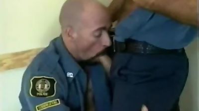 Muscled Cops Cock Sucking, Big Cock, Blowjob, Uniform, Big Muscles Big Cocks