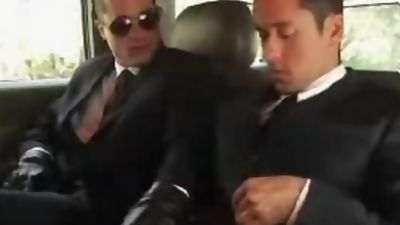 The Limo Driver, Anal, Blowjob, Fingering, Gay, Rafael Alencar