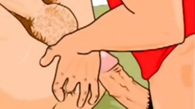 gay cartoon 13, Big Cock, Blowjob, Facial