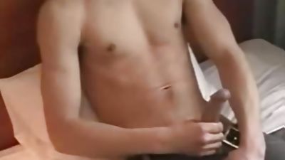 asian huge cock, Asian, Big Cock, Cumshot, Solo