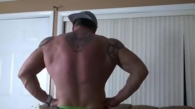 Huge Bodybuilder Bound and Tickled - Wesley Steel, Legs, Fetish, Hunks