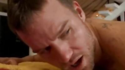 Horny gay bear hardcore fucks straight client up the ass, Anal, Ass, Blowjob, Gonzo, Hardcore