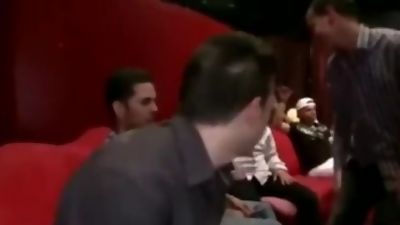 Blowjobs for a masked male stripper, Big Cock, Blowjob, Party