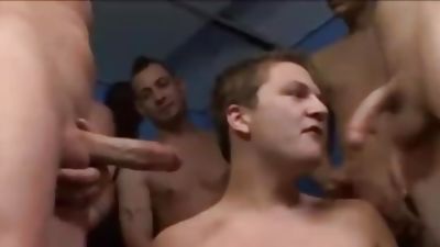 Bukkake Guy giving HOT Deep-throat BLOWJOBS!, Blowjob, Cumshot, Facial, Bukkake, Bukkake Boys