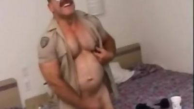 Hot GayBear Masturbating, Hairy, Uniform, Gay, Gay Bears Porno