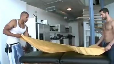 Hot Masseuse House Call, Anal, Black, Blowjob