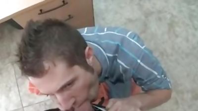 Dude gets his gay ass buttered part5, Amateur, Ass, Blowjob