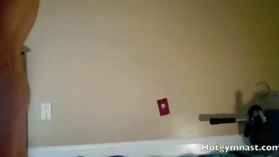 Young cumming muscle!, Cumshot, College, Swallow, Hot Gymnast