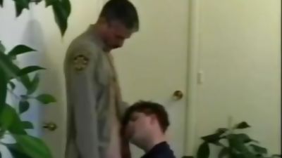 Cop Luv - Scene 1, Blowjob, Cumshot, Hairy, Gay