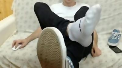 Hot Foot Cam, Amateur, Homemade, Solo, Gay