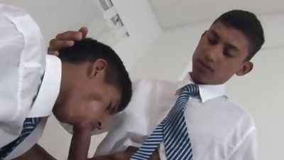 The Boy Pass - Latin School Boy Fucked By Big Uncut Cock, Amateur, Big Cock, Latina, Colombian