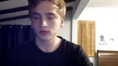 Blond twink cums on dildo and licks his cum - Chaturbate, Blonde, Cumshot, Solo