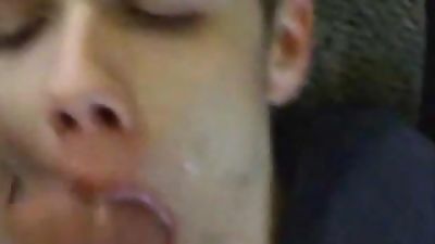 Pale boy gets a facial from a big dick, Amateur, Big Cock, Facial, Gay
