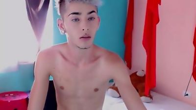 Hot Twink Danny long cam show, Amateur, Masturbating, Webcam