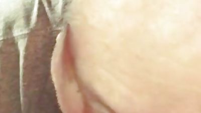 Moustach grandpa sucking black dick, Amateur, Black, Blowjob, Gay