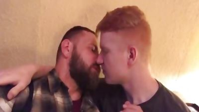 Soft Ginger twink And Bushy Hard Daddy, Hairy, Redhead, Teen