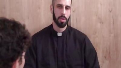 Sinful twink Punished By stunning Priest, Fetish, Uniform, Twinks