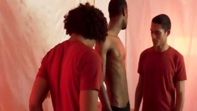 Two boyz Take Turns Worshipping BBC, Big Cock, Black, Threesome, BBC