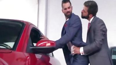 Hector bangs With A Suit On, Big Cock, Blowjob, Handjob