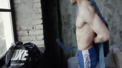 Model Does Some nude Shadow Boxing, Lingerie, Pornstar