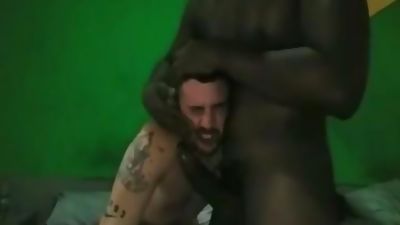 Gigantic black penis In White Taut A-gap, Ass, Big Cock, Black