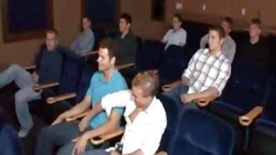 What The bang? Cinema bang, Anal, Blowjob, Masturbating