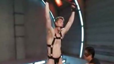 Superhero Captured And Edged, Deepthroat, Fetish, Bondage