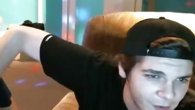 Straight blonde lad And gay ally, Amateur, Blonde, Webcam