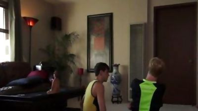 Yoga And homo gangbang, Anal, Ass Licking, Flexible