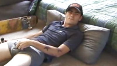 Stroking non-professional Straight teen Zack, Amateur, Masturbating, Solo, Poses, Teen