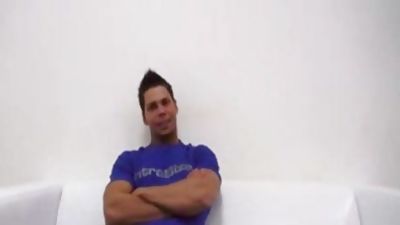 Ennio Sex Casting, Big Cock, Blowjob, Casting