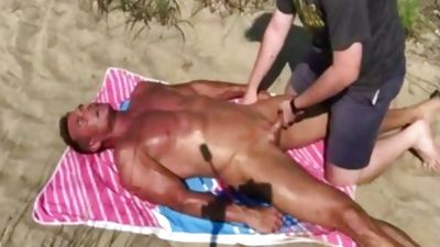 Dilf banged On The Beach, Bikini, Daddies, Beach