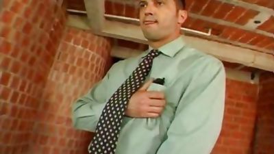 On Construction web resource Boss Watches As Two Male Workers nail, Uniform, Office