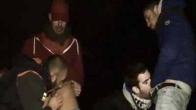 Dry pounding In The Park At Night, Hardcore, Gonzo