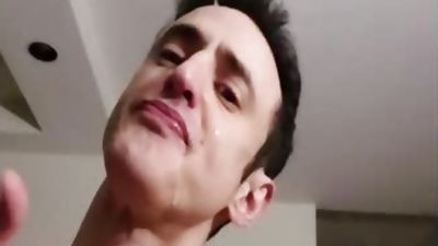 sucking A monstrous penis With Hard Facefucking And sperm Swallowing Facial, Amateur, Big Cock, Facial