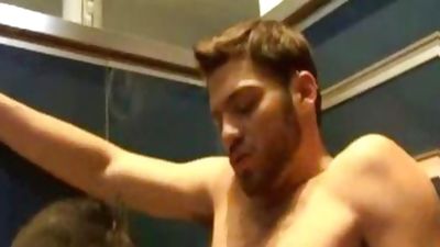 Bear In The Kitchen, Anal, Blowjob, Mature, Kitchen