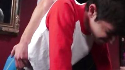 brunette teen thrashing With ball spunk flow, Cumshot, Teen, Gay