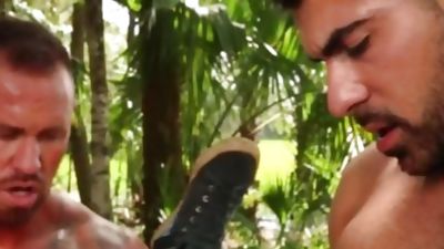 The Bayou - Damien Stone and Paul Canon Muscle Hook up, Anal, Brunette, Muscle, Men, Michael Roman, Damien Stone, Paul Canon