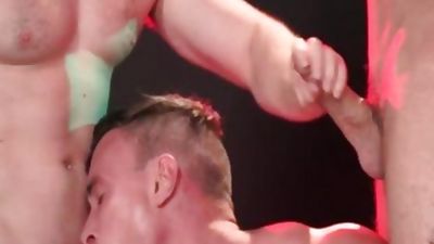 Alexander Volkov Joins Gabriel Cross And Austin Wolf, Crossdresser, Gabriel Cross, Austin Wolf