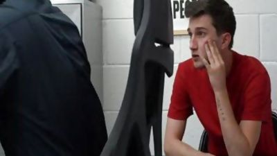 teen man Pleases Security Guard, Teen, Bareback, Daddies