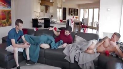 Stepbrothers Caught Nailing At Party, Hardcore, Party, Gonzo