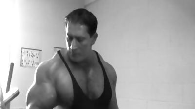 George Shows Off His Muscles, Muscle, Hunks