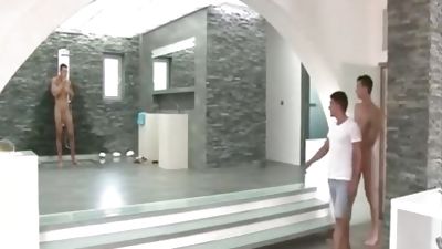 enchanting 3some After Shower, Blowjob, Threesome, Twinks