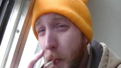 ABreeded dude, Ass, Handjob, Masturbating