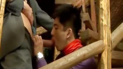 Paolo Takes On A sleazy Japanese Muscle man, Asian, Ass, Big Cock