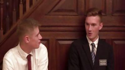 twinks Try anal bare After Church, Blowjob, Gay, Bareback