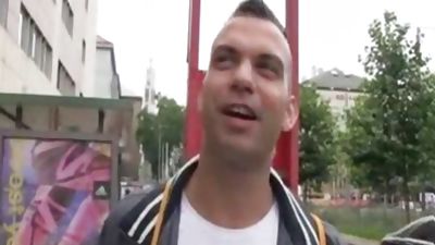 chap sucking penis In Public, Blowjob, Outdoor, POV