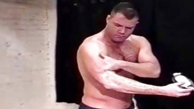 NHB Wrestling Vinnie Reno Vs Romangod, Vintage, Muscle, Hunks