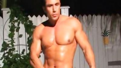 Luca Spattaro - Pool stroke, Masturbating, Pool