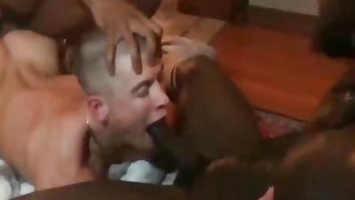 Smoking lusty raw Interracial group plow, Anal, Big Cock, Interracial